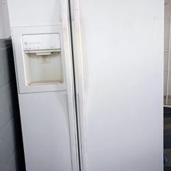 Refrigerator in good condition, works well.