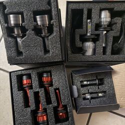 Front LED Headlights 9005 9006 H11 H13 H7 🔌🔌🔌 Luces LED Para Auto Nuevas