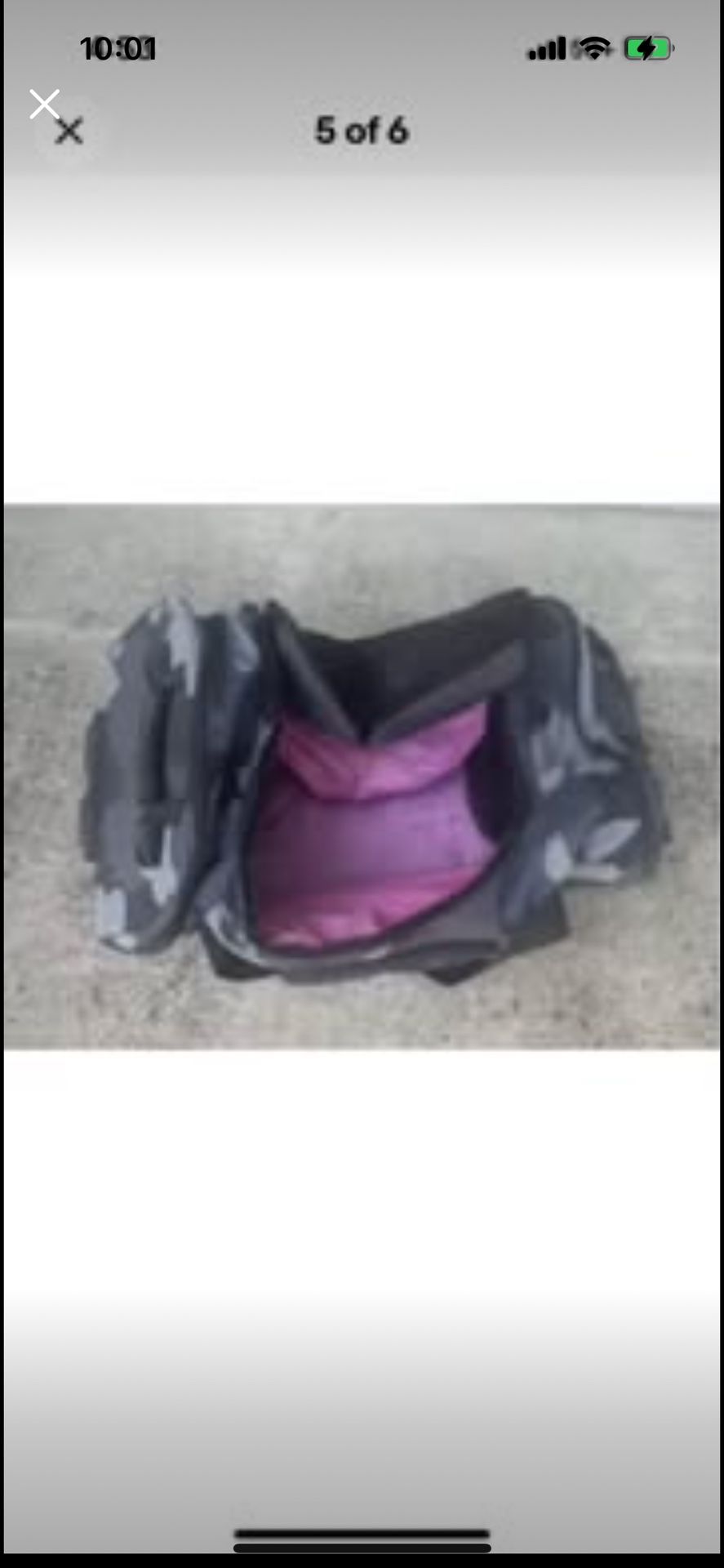 Fox Moto Motocross Racing Roller Duffle Camo Gear Bag Handle L 31 x W 15 x H 17 Camping & Hiking