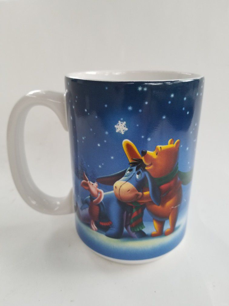 Disney Winnie the Pooh Tigger Eeyore Piglet Ceramic Coffee Cup Mug Disney Store 