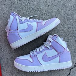 Men's Nike Dunk Hi 1985 Summit White/Barely Rose (DQ8799 100) Size 13 Worn Once