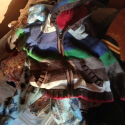 bundles of baby and toddler clothes,shoes,and toys