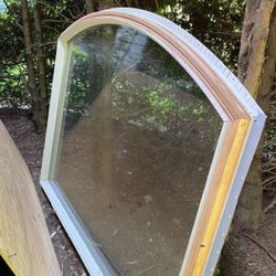 Andersen Windows. 2 Casements And A Large Elliptical Picture Window. 