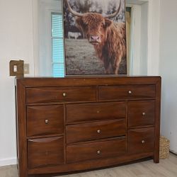 Solid Dresser MCM Mid Century Modern Style Needs Tlc 