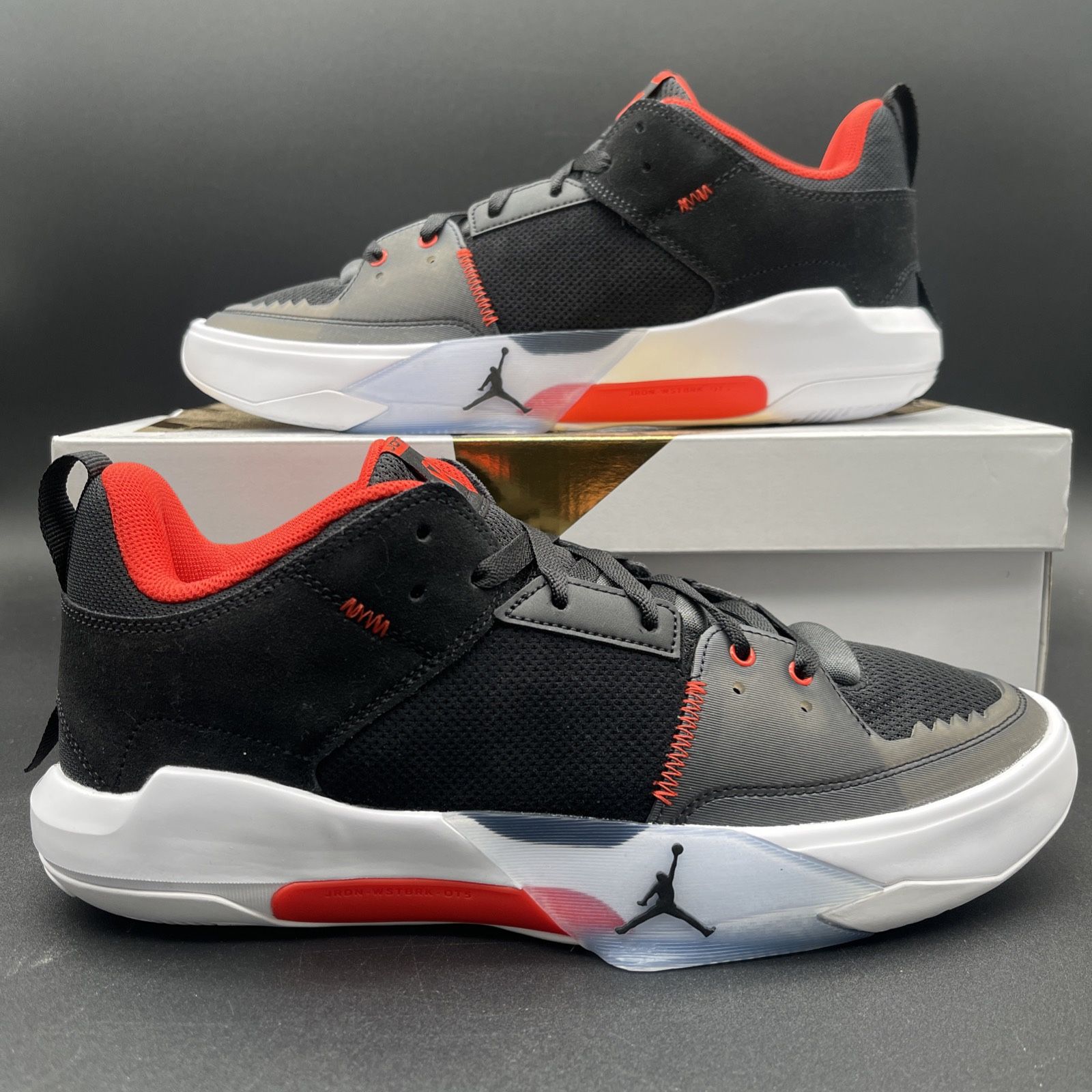 Size 11 - 2024 Air Jordan Westbrook One Take 5 Black Habanero Red FD2335-006 DS