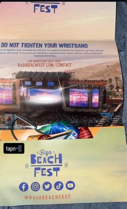 Baja beach fest ga+ ticket