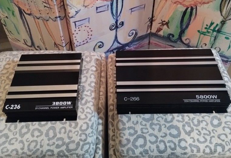 Car Amplifiers 3800 and 5800 Watts Firm $75