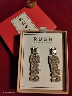 Rush by Denis & Charles MRS Drop Earrings