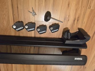 Thule evo foot pack, wingbar with locks