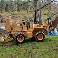 97 Case 460 Trencher 