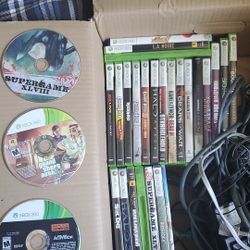 xbox 360 games take all. best offer takes them. also have the console.