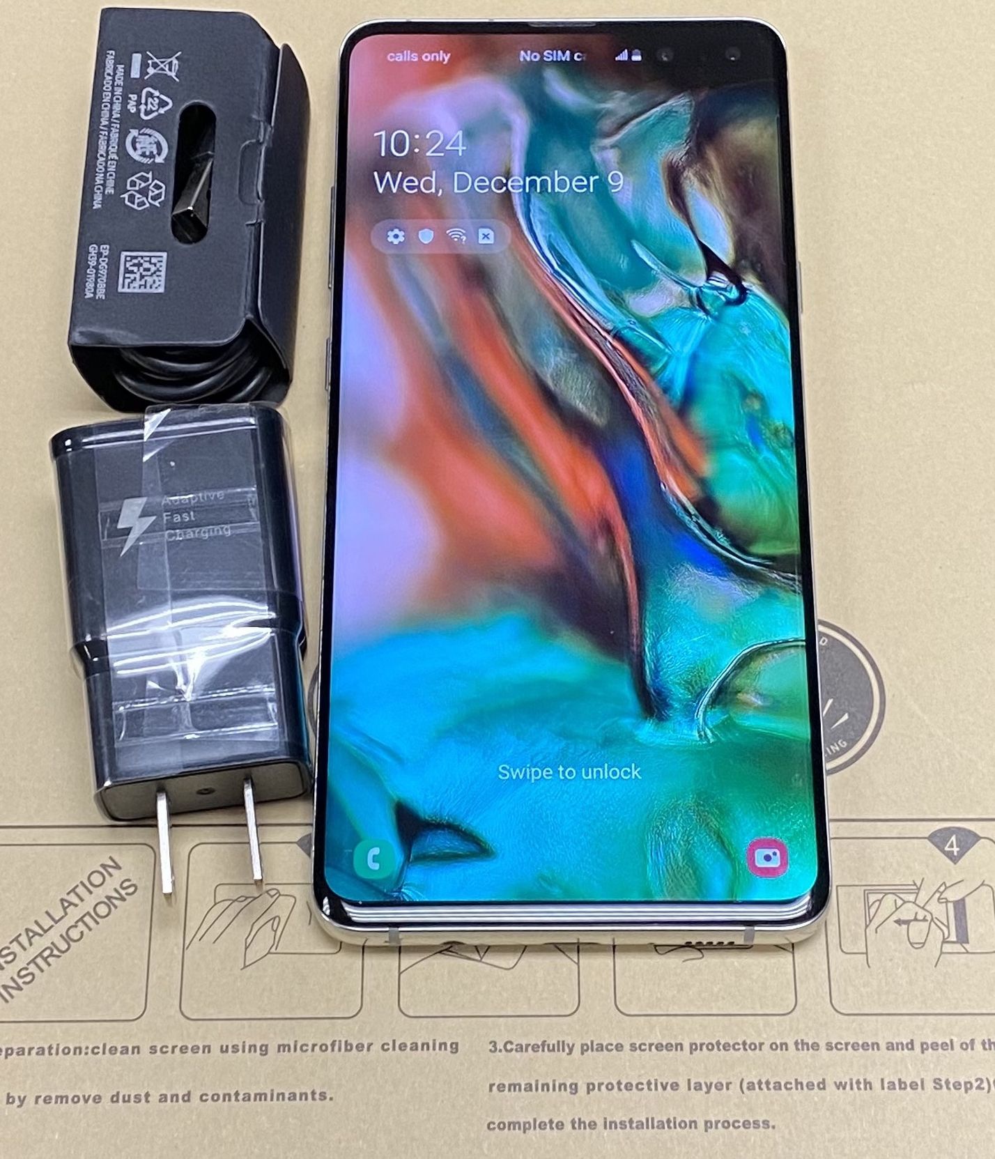 Samsung galaxy s10 5g 256gb unlocked, sold with store warranty
