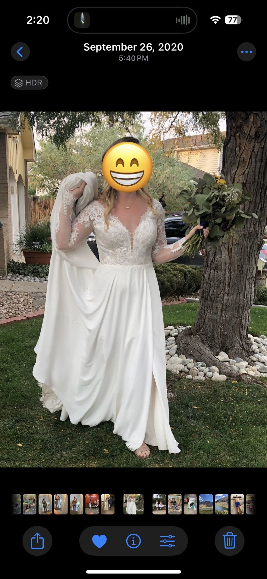 Wedding Dress For Sale - Size 12