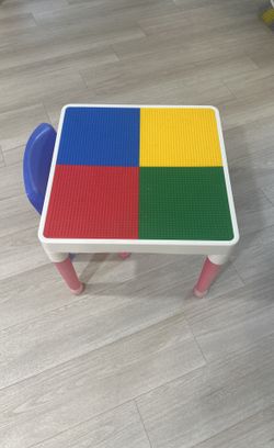 Lego Building Toy Table For Kids