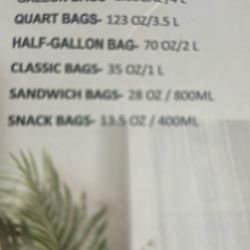 Reusable Silicone Bags