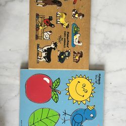 Vintage Fisher Price Puzzles 