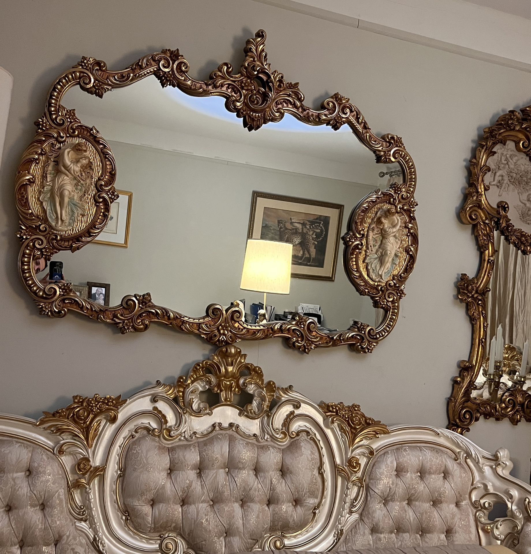 Antique Huge Mirror