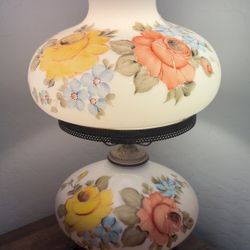 Vintage Hand Painted Lamp