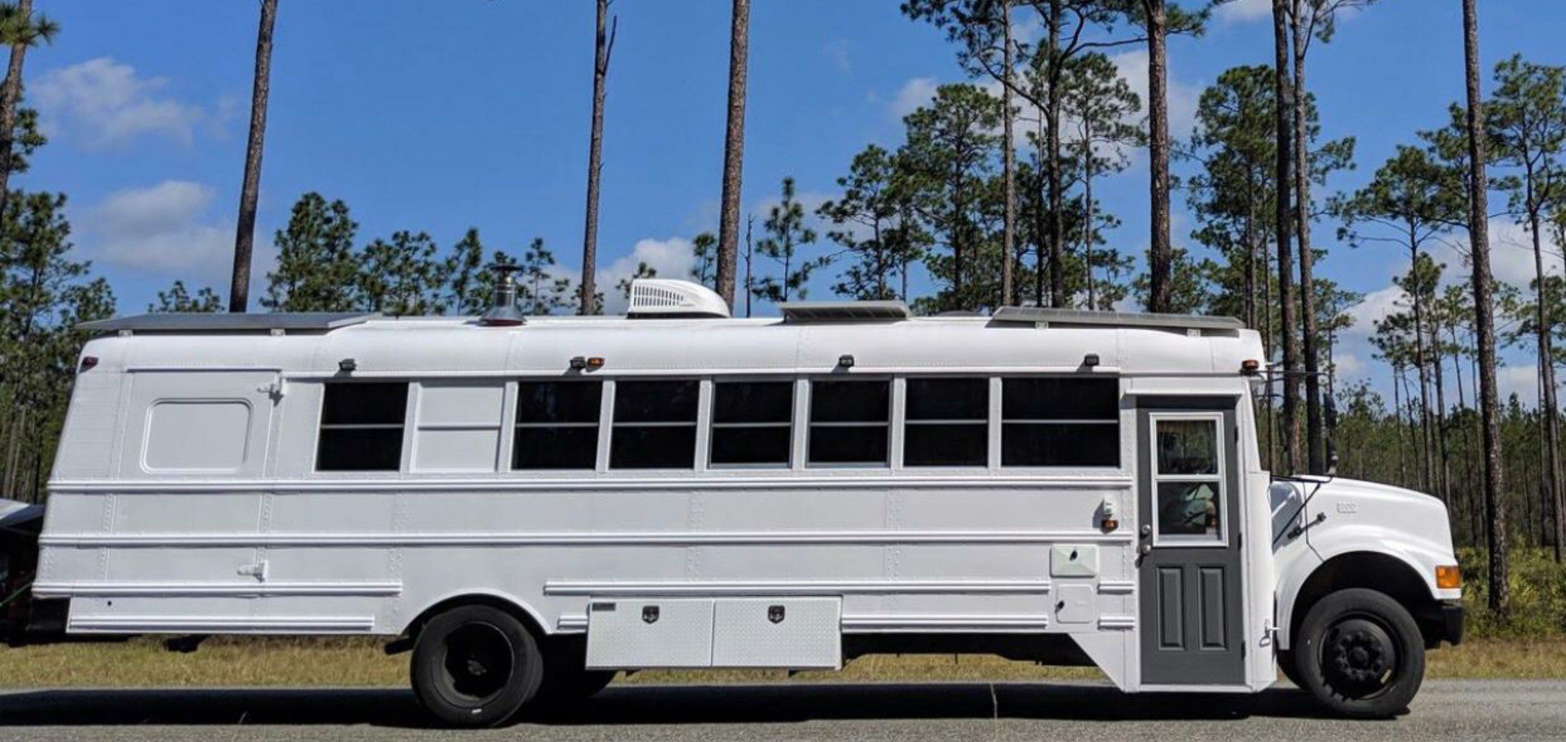 Converted School Bus - RV Trailer Camper