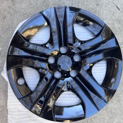 4 Black 17" Hub Caps Full Rim R17 Wheel Covers For Toyota RAV4 2013-2018 tapa de rin polveras