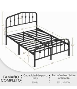 Metal bed