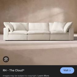 Restoration Hardware 8 ft Cloud Couch