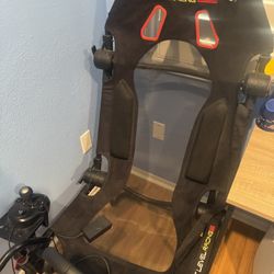 ps4/ps5 wheel pedals shift and chair set up