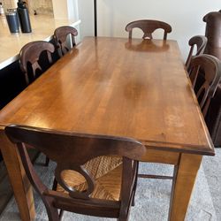 Pottery Barn Dining Table + 6 Chairs 