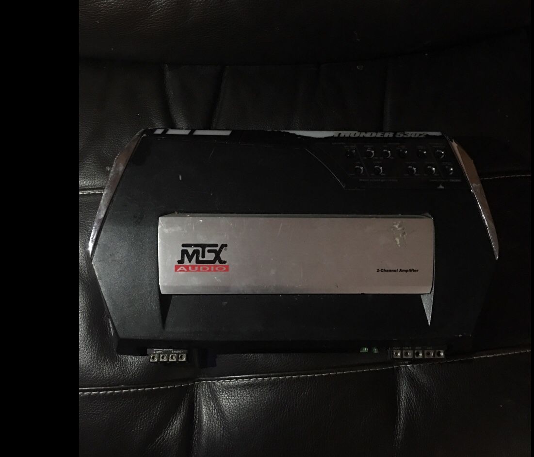 Mtx thunder 5302 car amplifier 2 channel very good quality