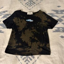 Women’s Tie Die Crop Top w/ Car