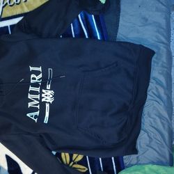 Mike Amiri Black Hoodie Large