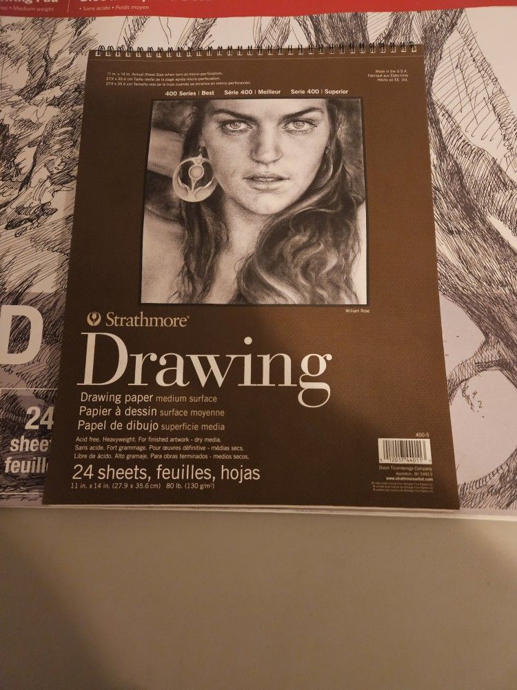 Used Drawing Pad. 11 X 14 In.