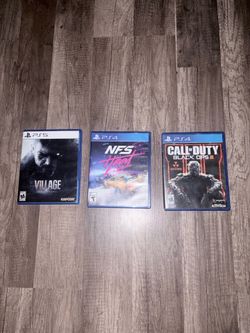 PS4/ PS5 Games $15 Each – Resident Evil Village, NFS Heat, Call of Duty