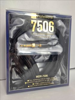 Sony MDR-7506 Professional Studio Monitor Headphones w/ Box