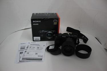 Sony Alpha A6400 Mirrorless 24.2MP 4K Digital Camera W/Sigma 30mm Lens 