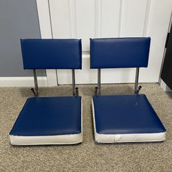 Vintage Bleacher Chairs - Set Of 2