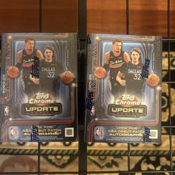 NBA Topps Chrome Update Series Basketball Cards Blaster Boxes