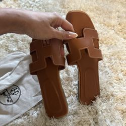 Hermes Oran Sandals size 40