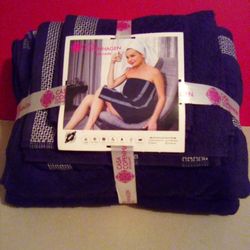 5-piece Casa Copenhagen Bath Towel Set