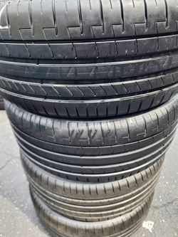 4 tires Used 245/45r19 pirelli pzero