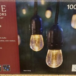 12-light 24ft LED String Light With Changing Colors