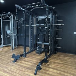 PRO Series Rack🔹All In One Home Gym🔹Dual Cable Machine🔹Smith Machine🔹Squat Rack