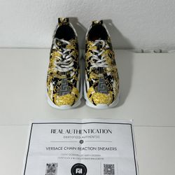 Versace Chain Reaction Baroque Sneakers – Authentic Size EU 37 / US 6.5 with COA