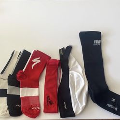 FREE! Assorted Cycling Sock, Skull Cap, And Head Band