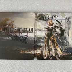 Final Fantasy XVI Custom made Steelbook Case only for PS4/PS5/Xbox (No Game) New