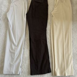 Lot Of Three Women’s Slacks Pants Size 8
