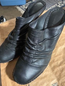GIANNI BINI heeled clogs size 10M