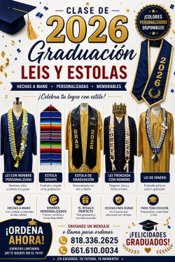 Graduation/ Graduacion leis