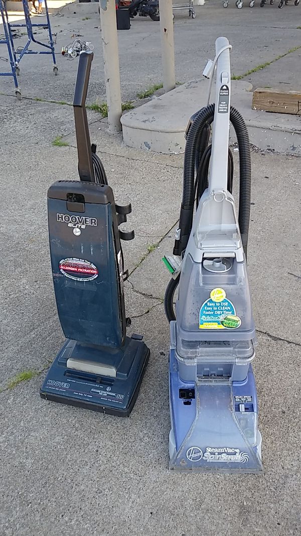 1 Hoover Elite Vacuum 1 steam vac for carpet cleaning for Sale in Louisville, KY OfferUp