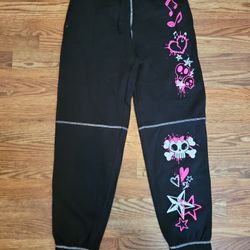 Hot Topic Social Collision Drawstring Joggers